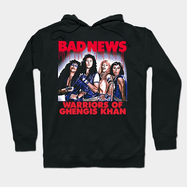 Bad News Warriors Of Ghengis Khan Hoodie by MarbitMonster